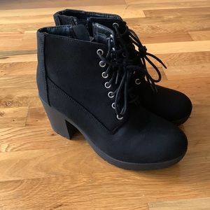 Lace-up Ankle Boots 3 inch heel